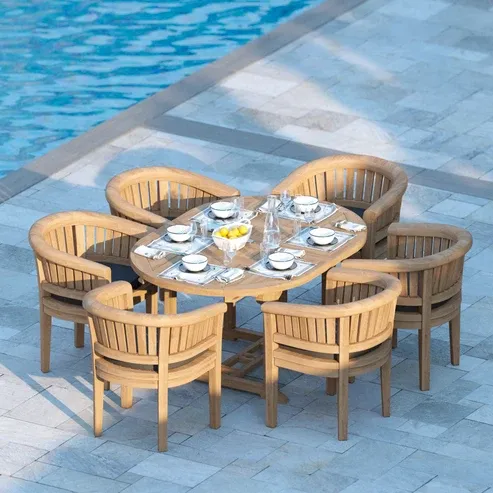 Host Memorable Gatherings with a Stylish Teak Garden Dining Set