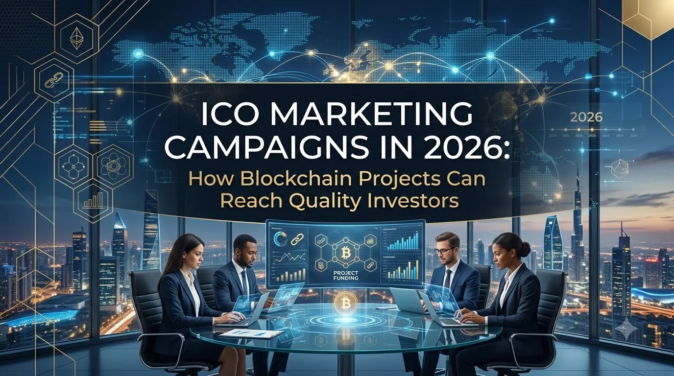 ICO Marketing Campaigns in 2026: How Blockchain Projects Can Reach Quality Investors