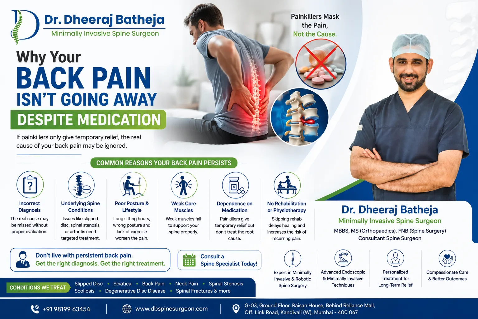 Why Your Back Pain Isn't Going Away Despite Medication