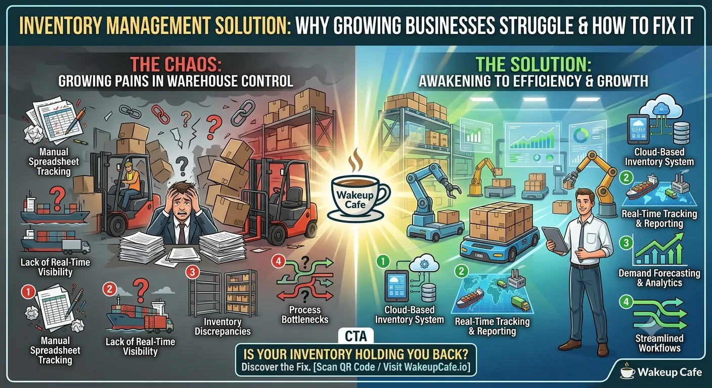 Inventory Management Solution: Why Growing Businesses Struggle with Warehouse Control and How to Fix It