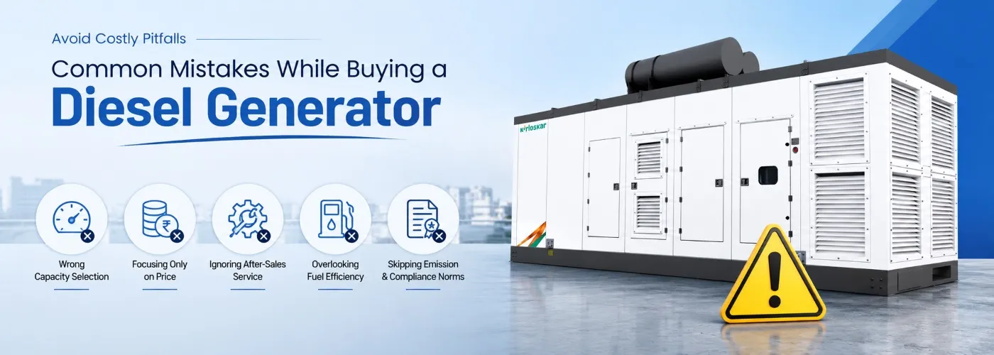 Common Mistakes While Buying a Diesel Generator