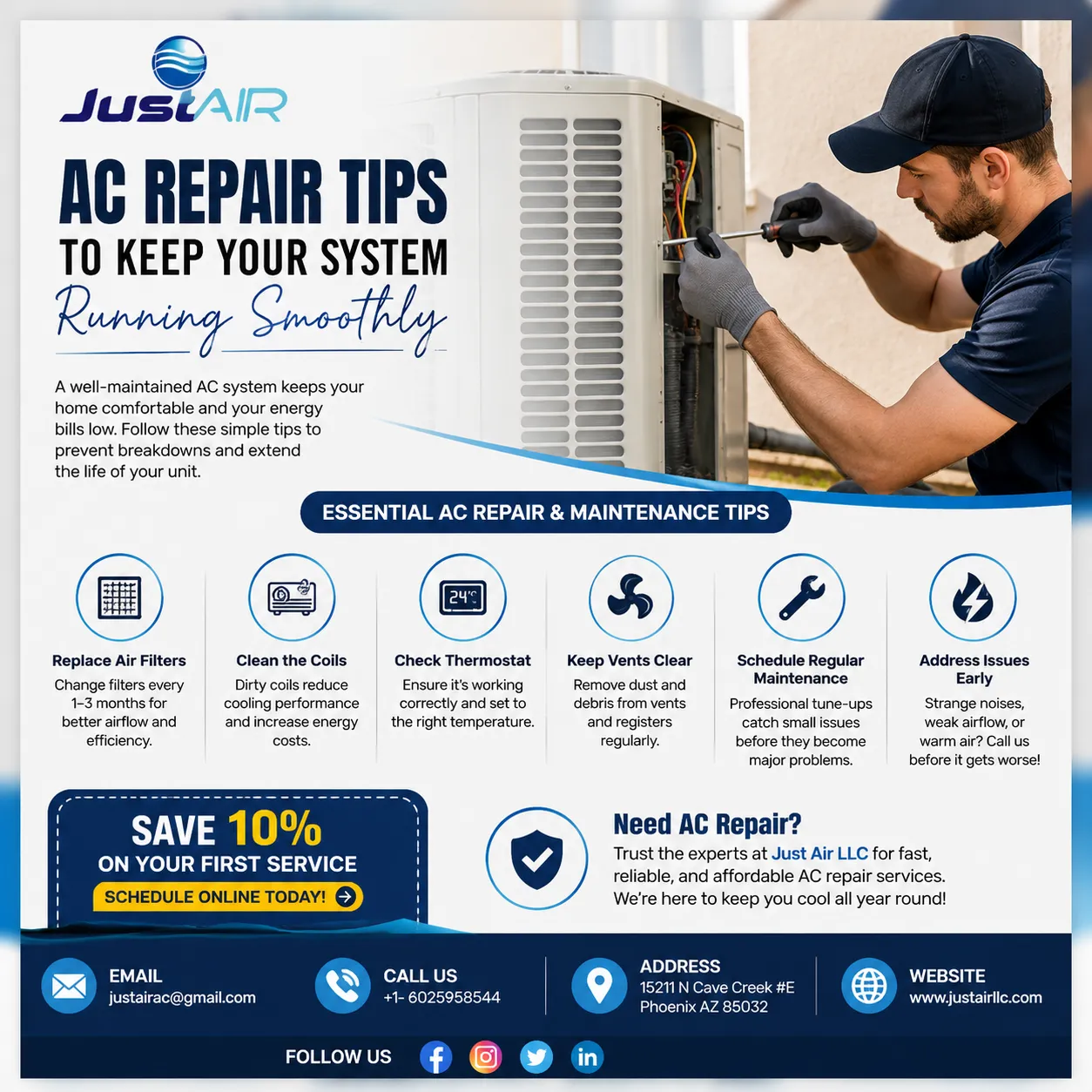 Why Is My AC Not Cooling? Air Conditioning Repair Tips for Phoenix Homes