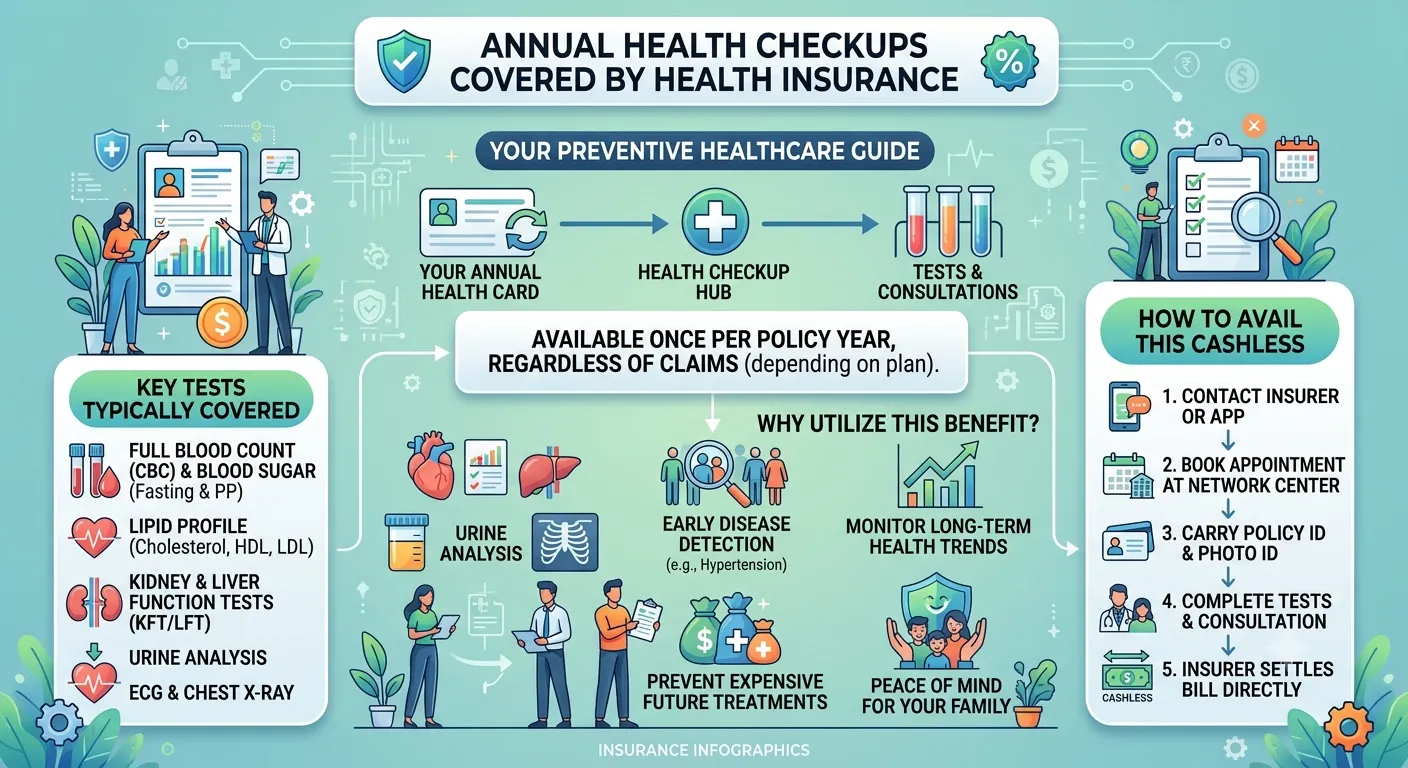 Annual Health Checkups Covered by Health Insurance