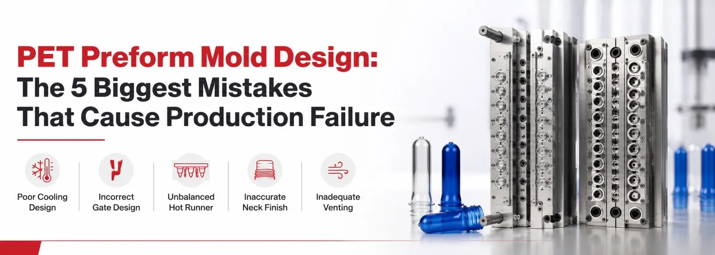 PET Preform Mold Design: 5 Mistakes That Cause Production Failure