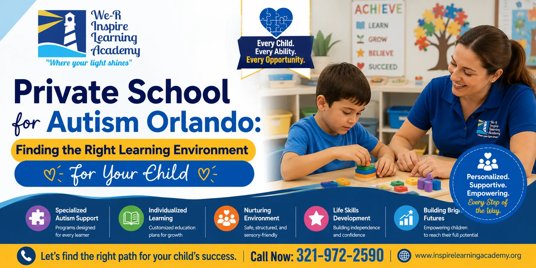 Private School for Autism Orlando: Finding the Right Learning Environment for Your Child