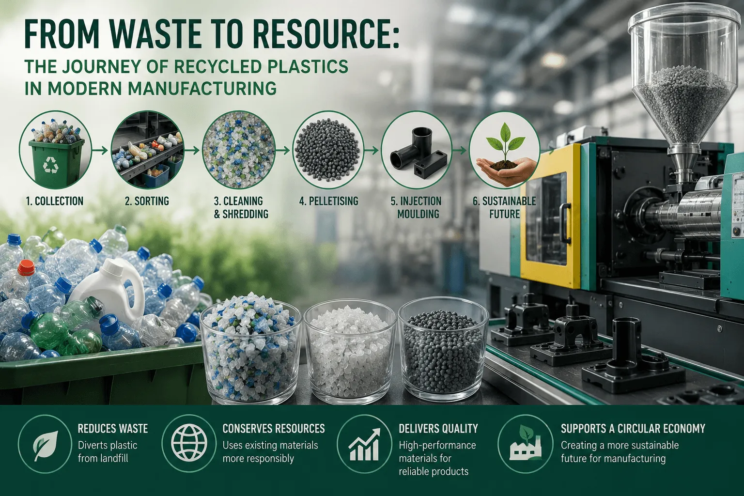 From Waste To Resource: The Journey Of Recycled Plastics In Modern Manufacturing
