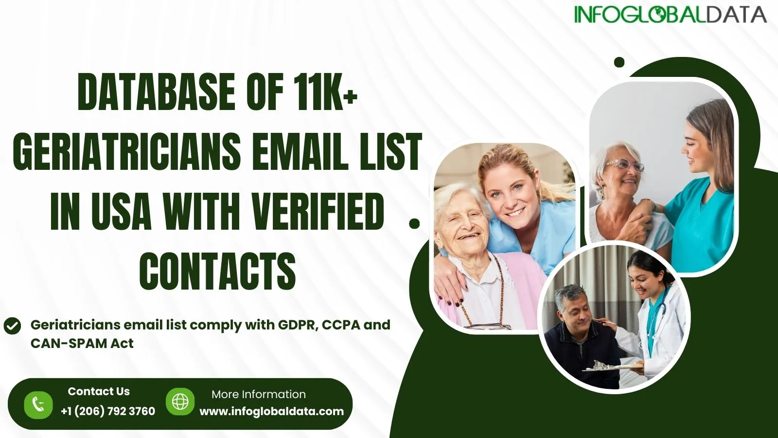 Geriatricians Email List from InfoGlobalData: Reach Elderly Care Specialists in the Healthcare Industry Across the U.S.
