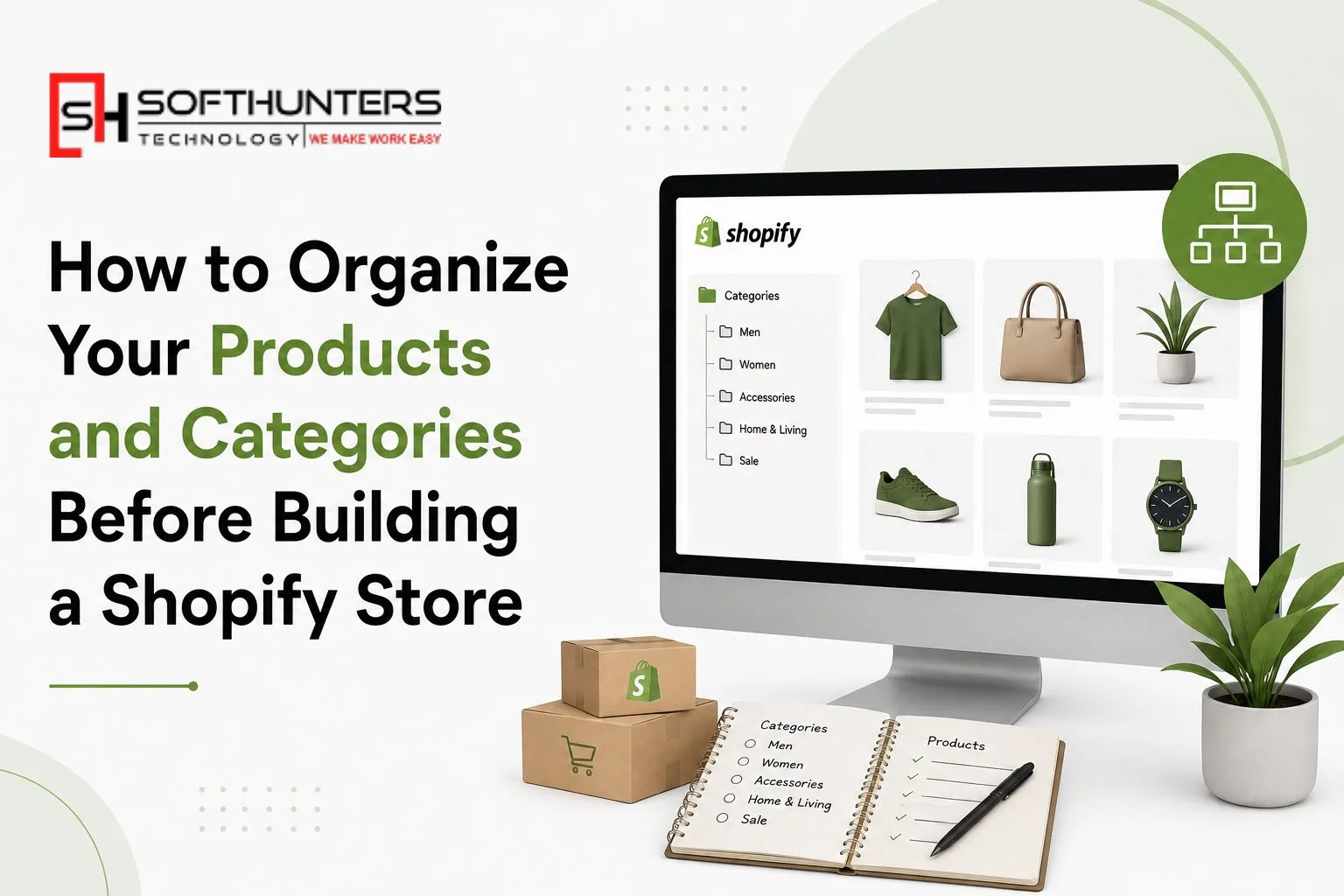 How to Organize Your Products and Categories Before Building a Shopify Store