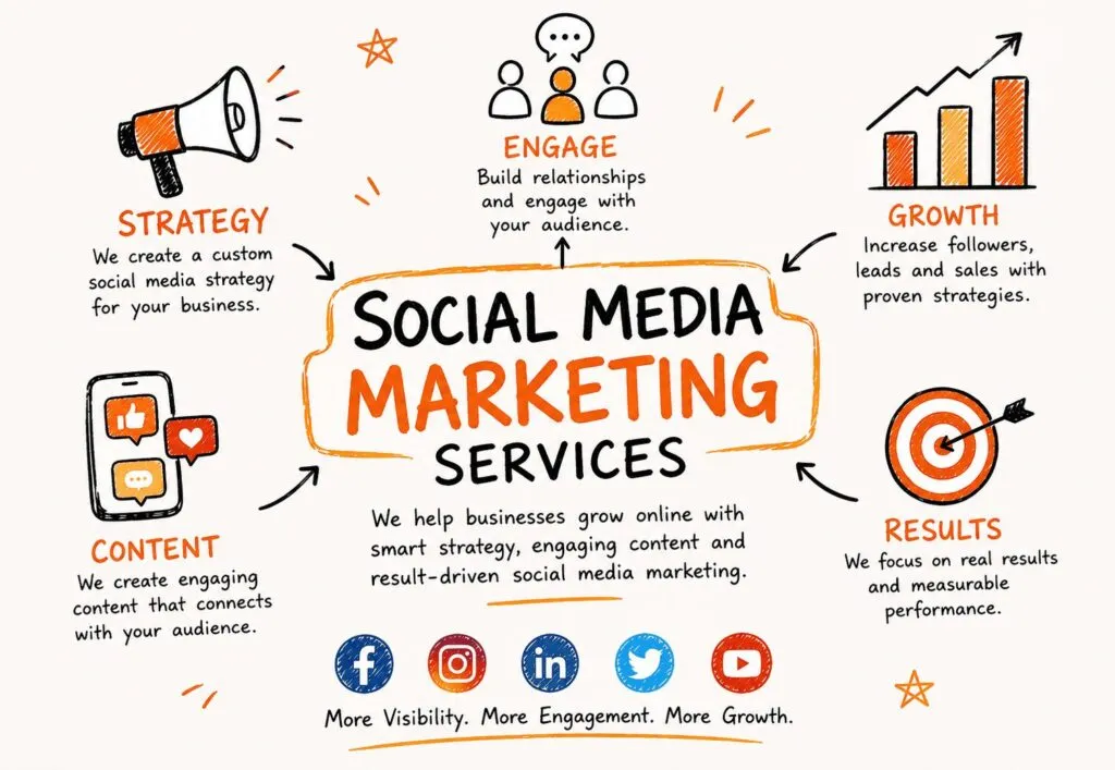 5 proven social media marketing services at Markro Digital — content strategy, paid ads, community management. From $799/mo.