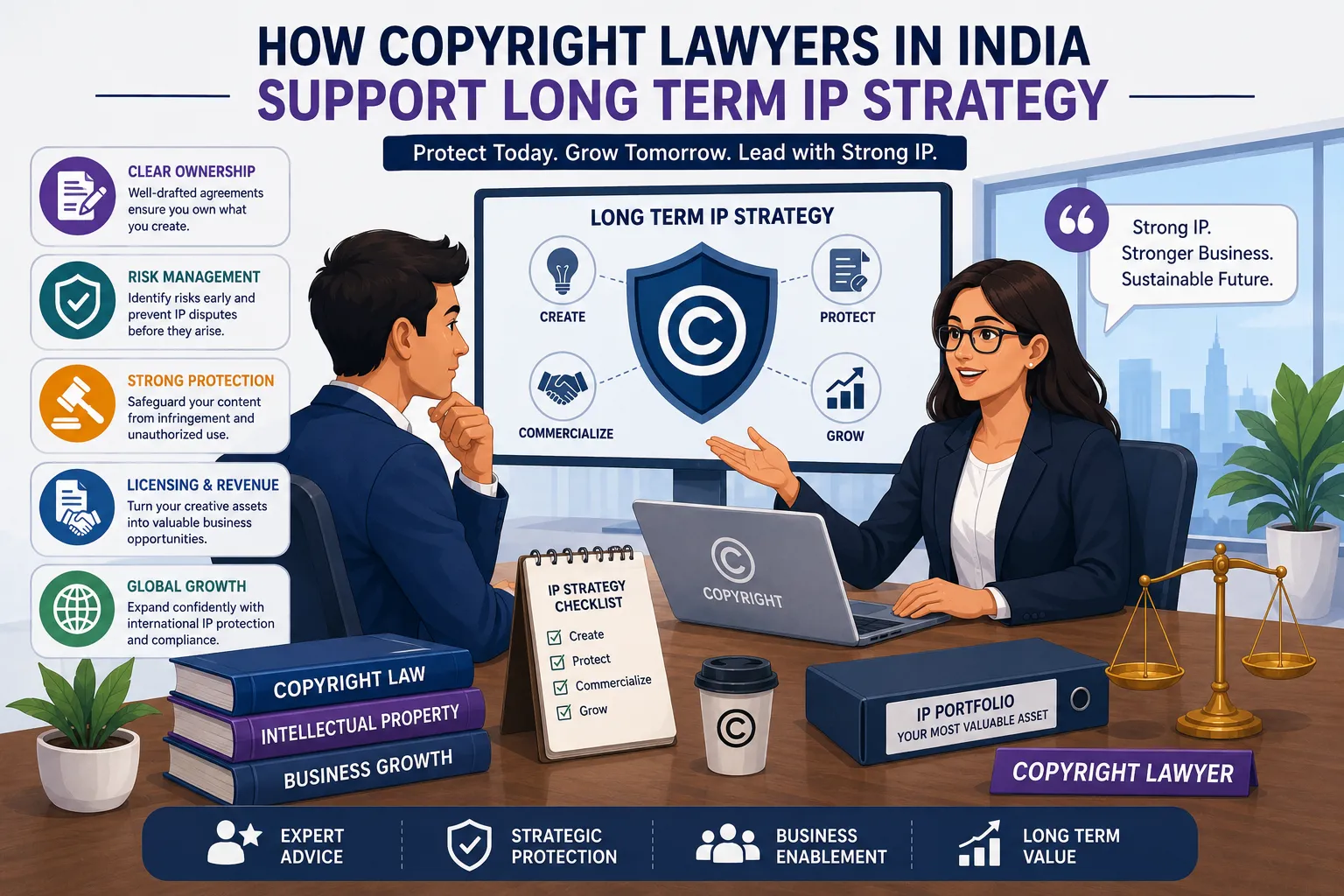 How Copyright Lawyers in India Support Long Term IP Strategy
