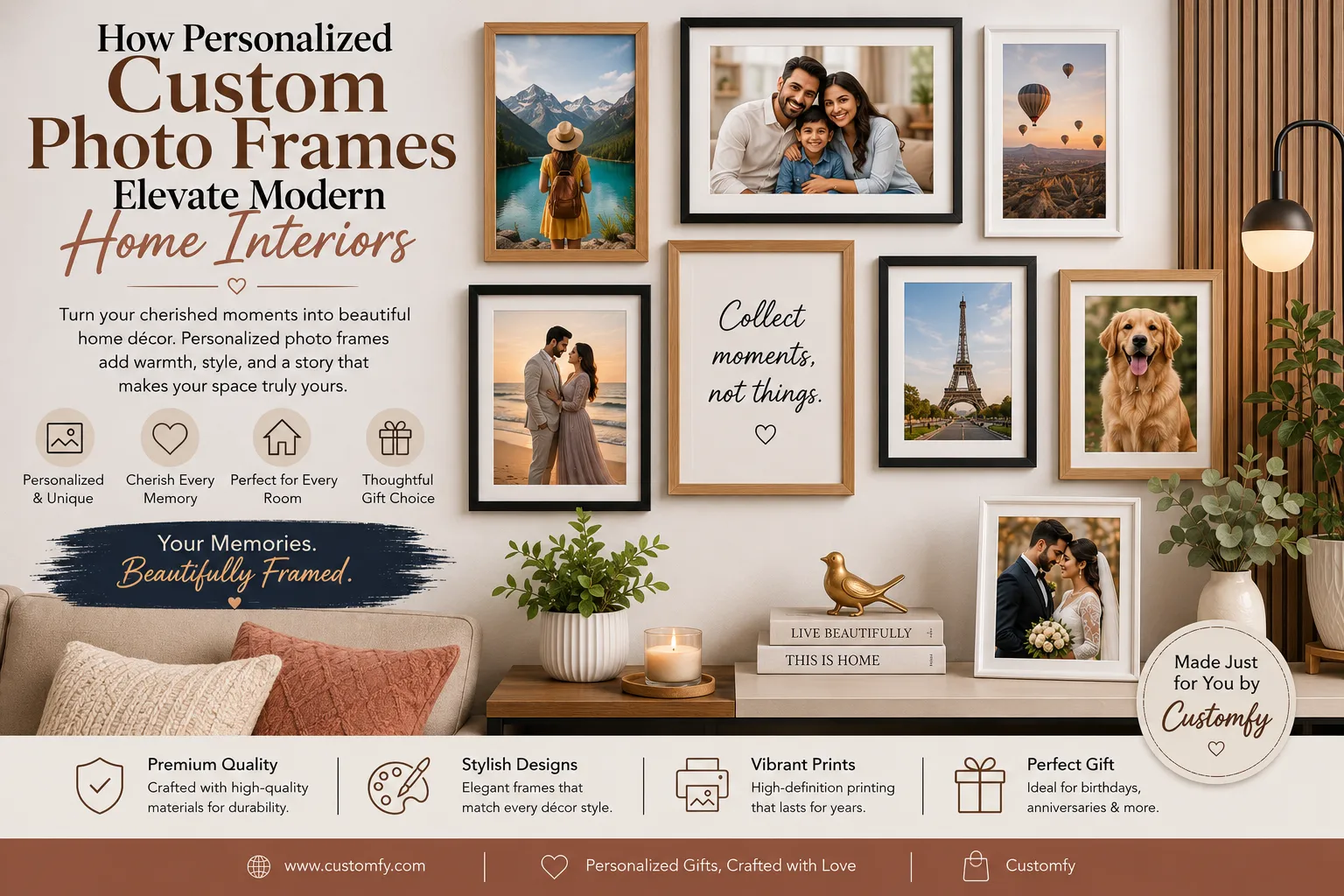 Creative Ways to Refresh Your Home Using Custom Photo Frames