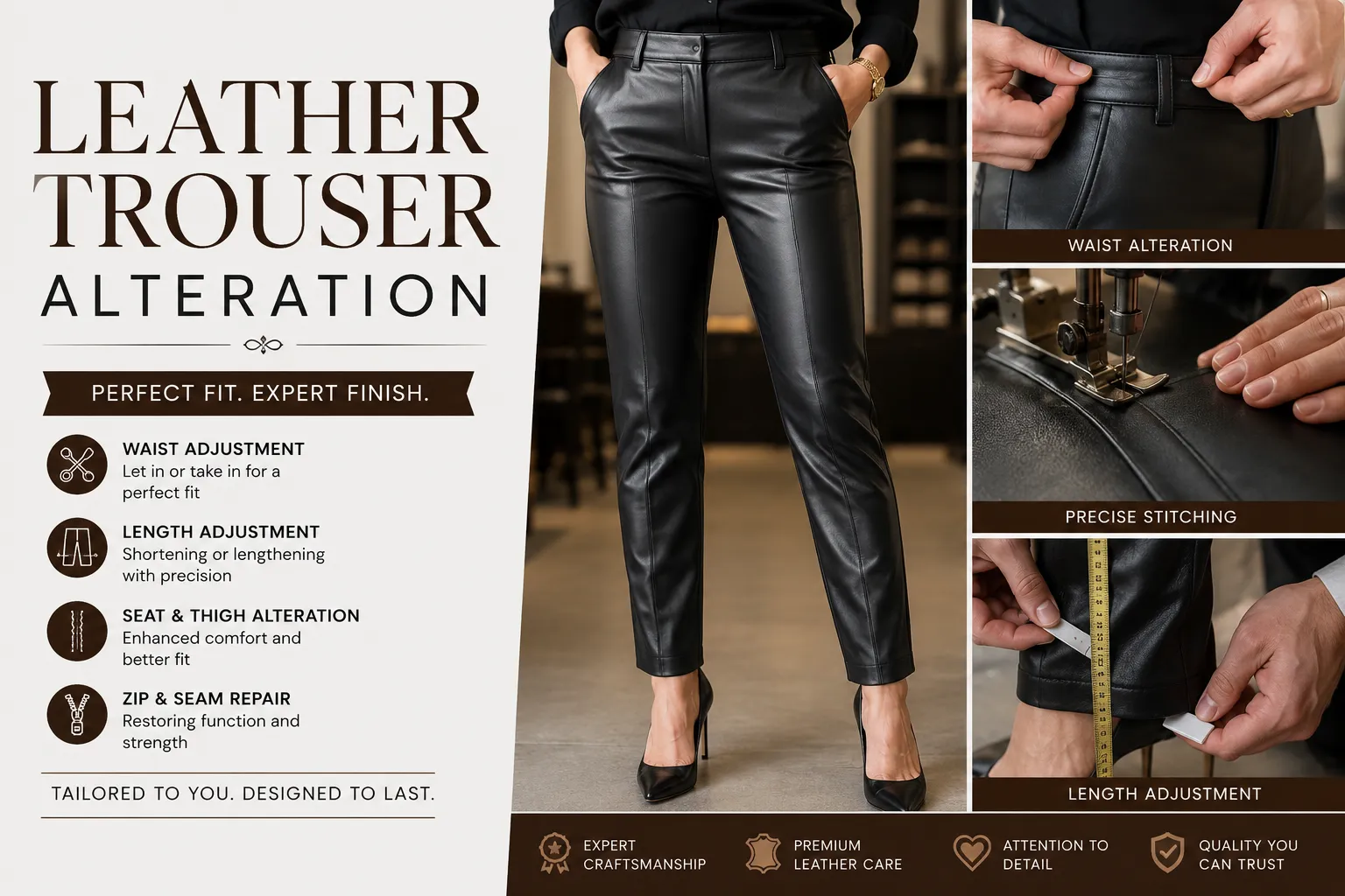 Leather Tailor Near Me – Professional Leather Tailor & Alteration and Leather Repair Services
