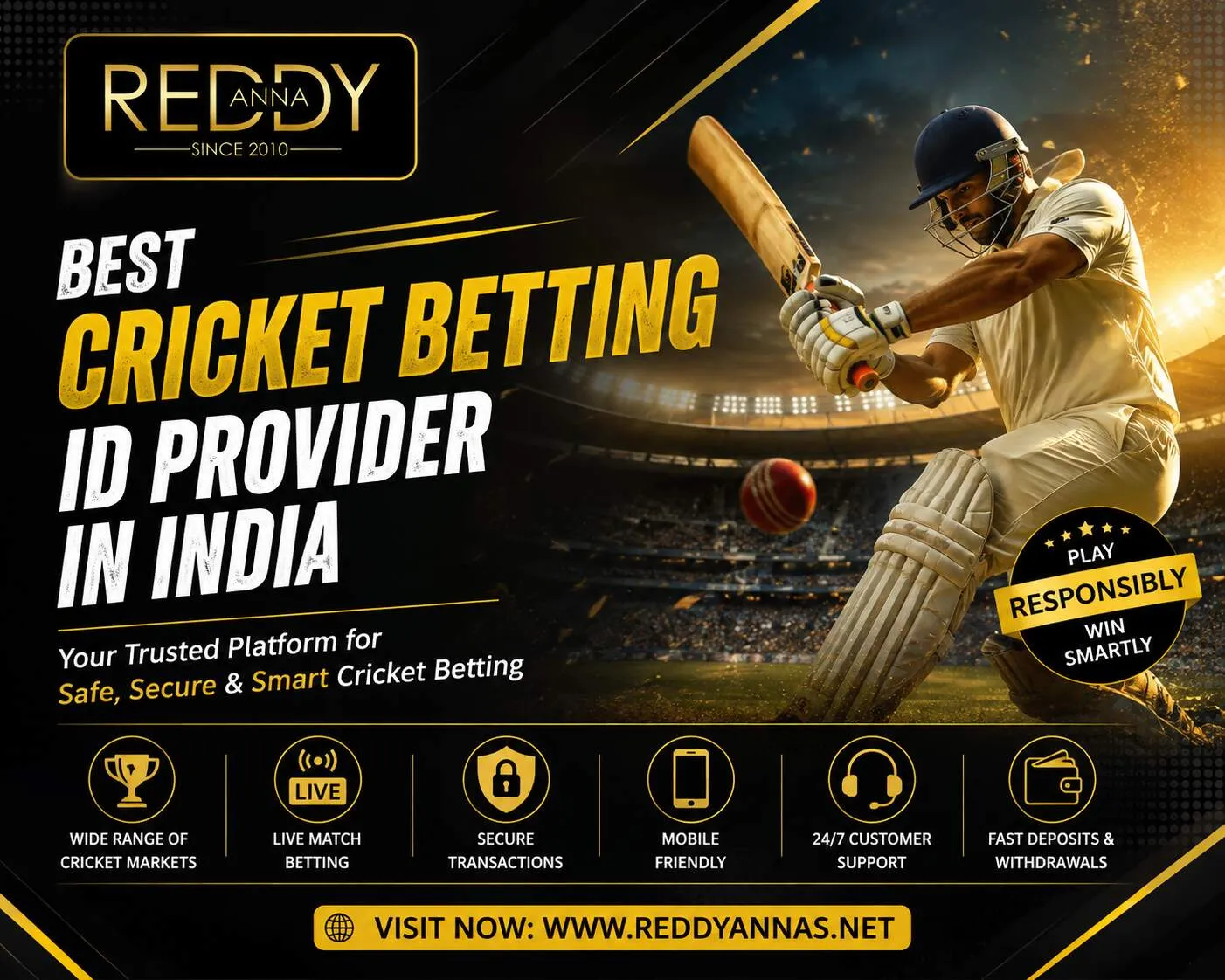 Best Cricket Betting ID Provider In India | Reddyanna