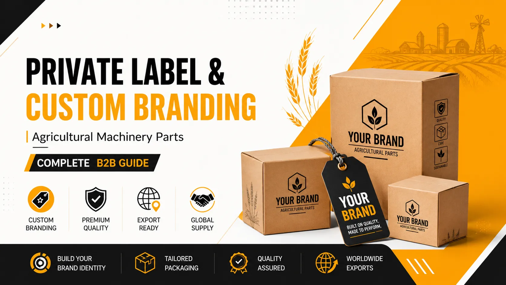Private Label & Custom Branding for Agricultural Machinery Parts: A Complete B2B Guide