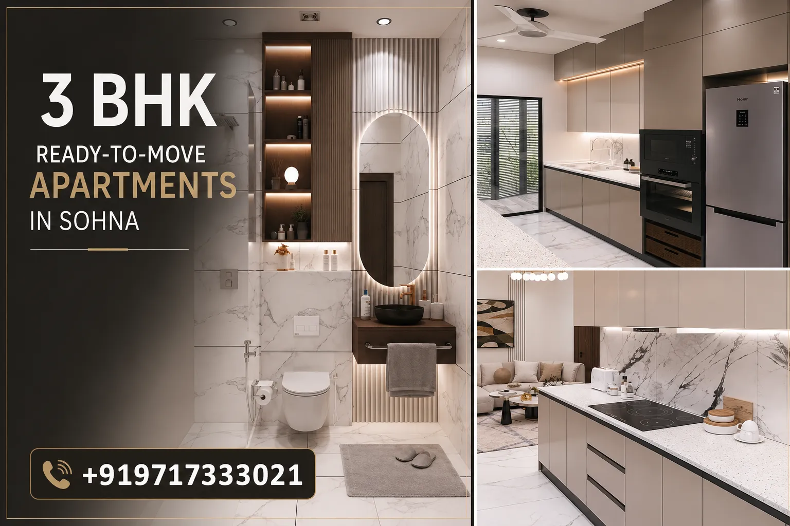 Why 3 BHK Ready-to-Move Apartments in Sohna Are in Demand