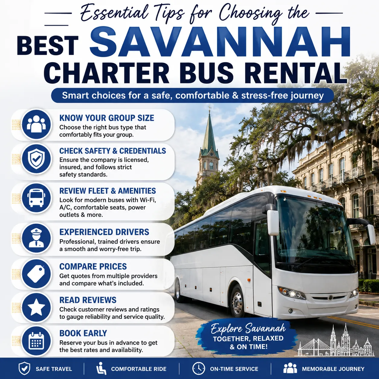 Essential Tips for Choosing the Best Savannah Charter Bus Rental