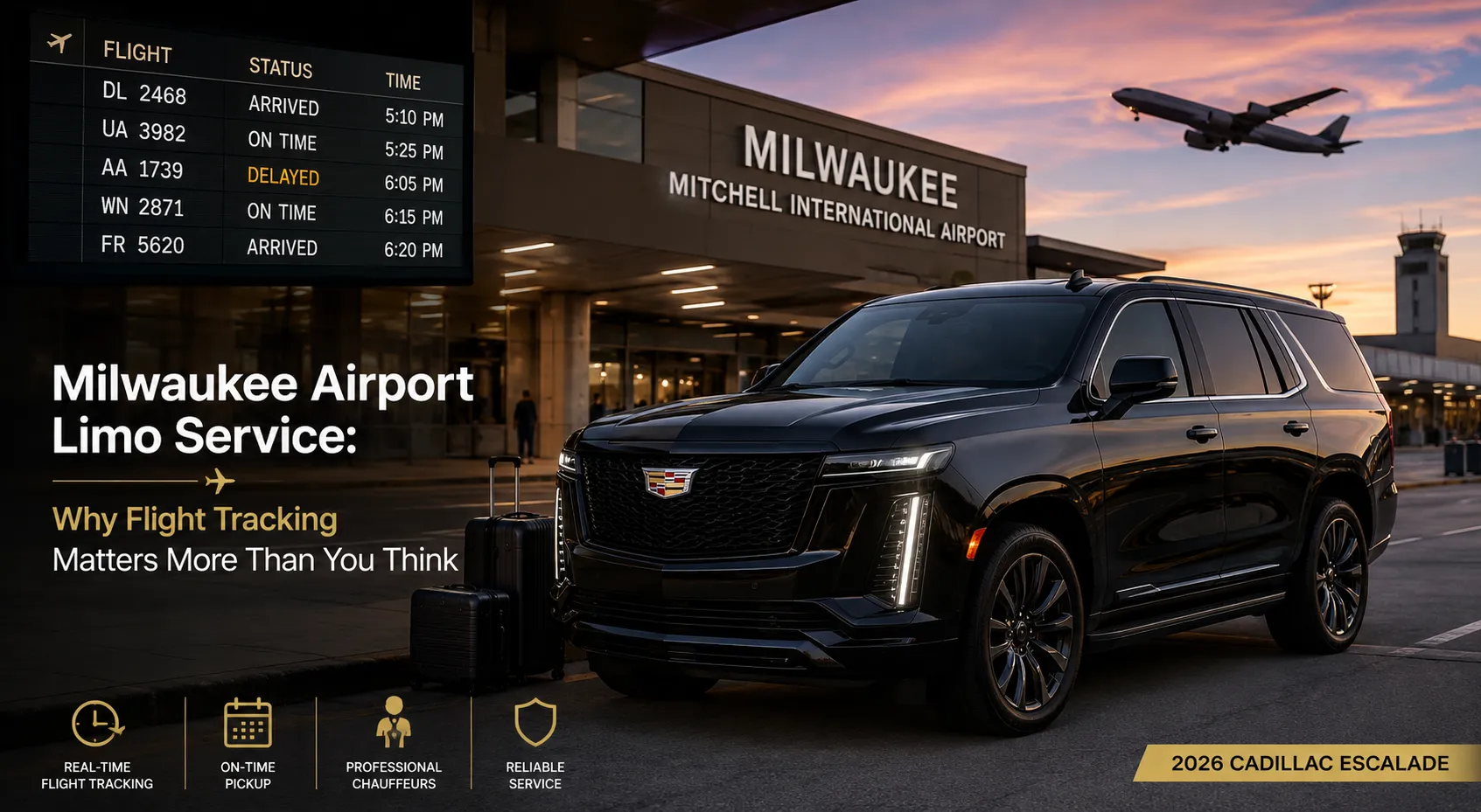Milwaukee Airport Limo Service: Why Flight Tracking Matters More Than You Think