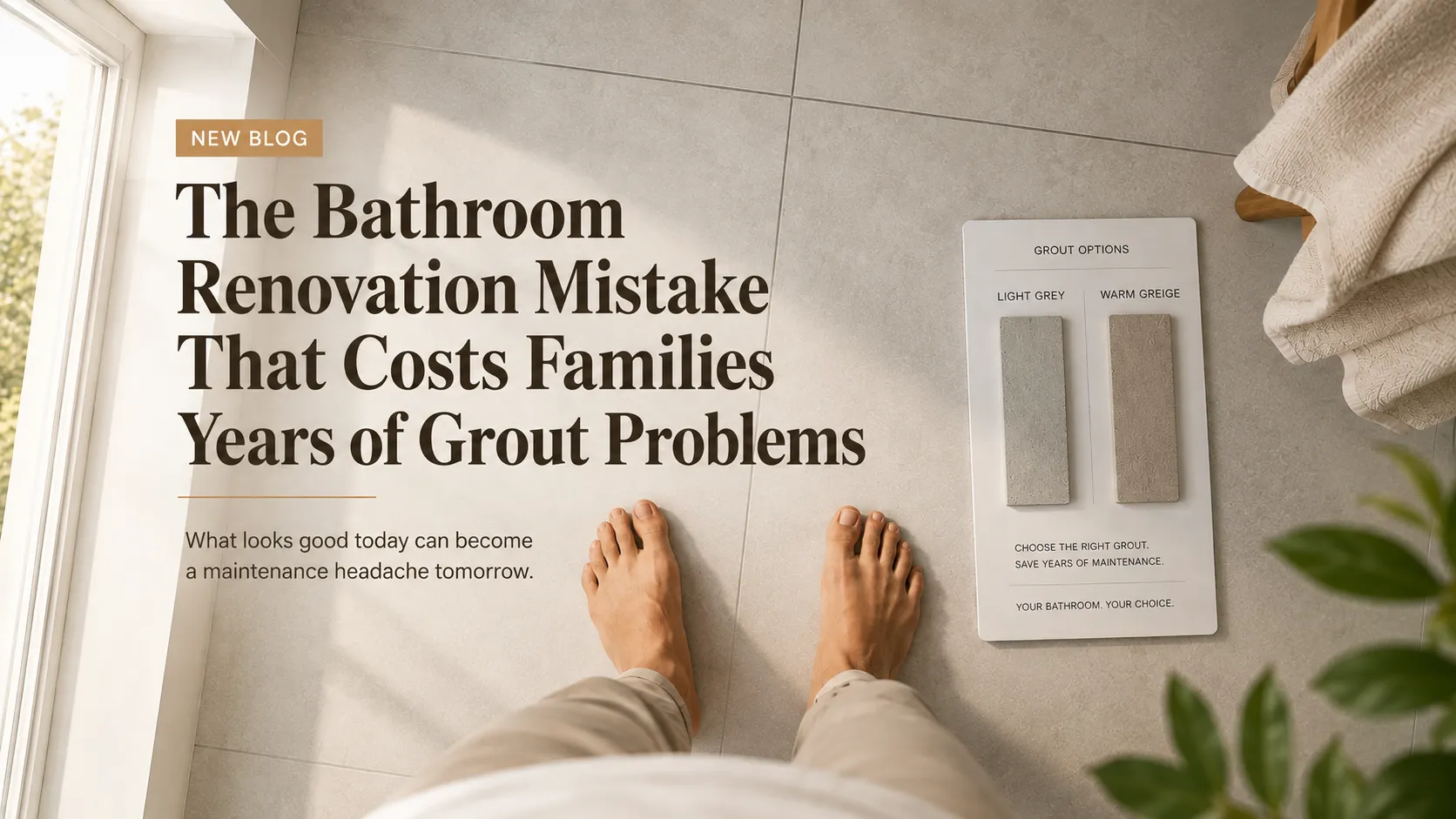 The Bathroom Renovation Mistake That Costs Families Years of Grout Problems