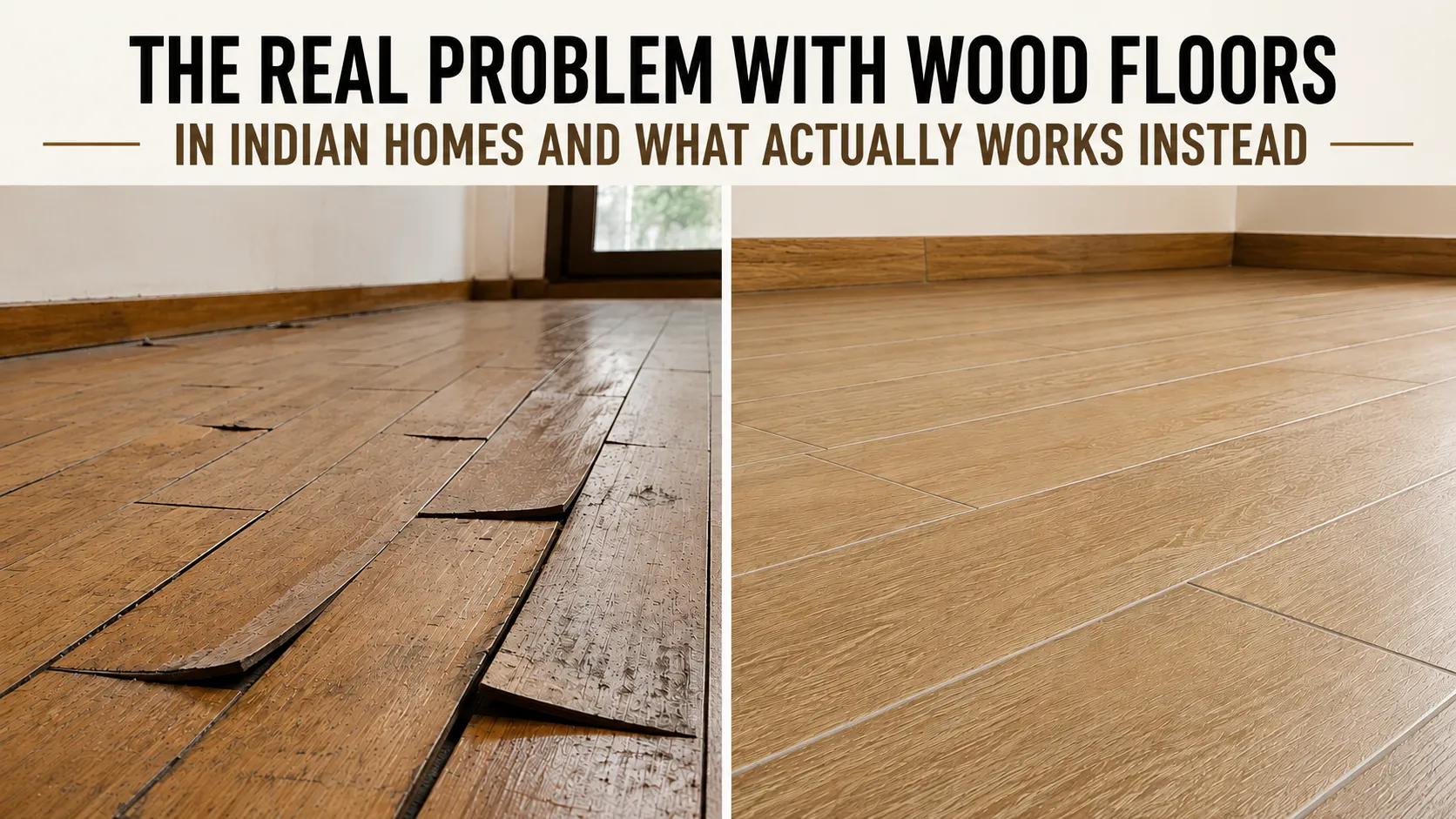 The Real Problem With Wood Floors in Indian Homes and What Actually Works Instead