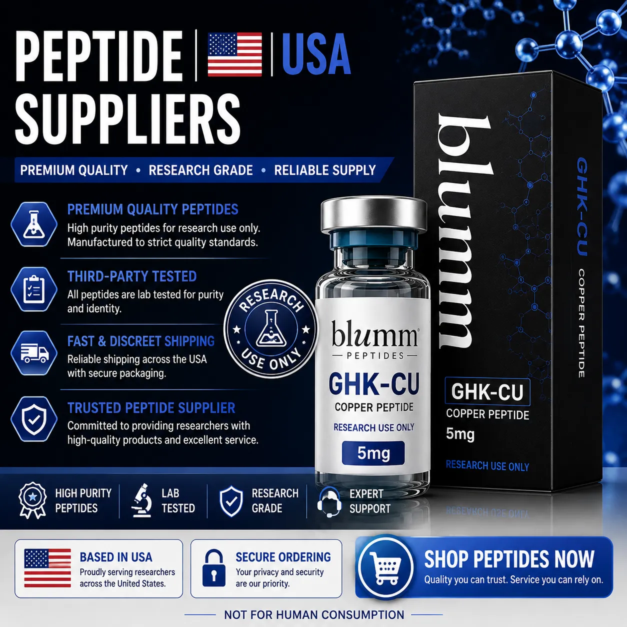 Buy with Confidence from Trusted Peptide Suppliers USA