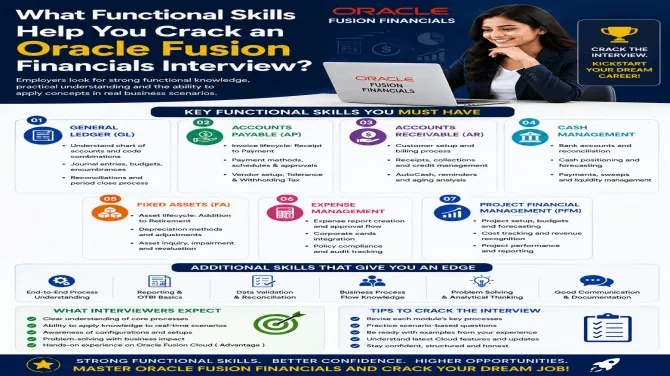 What Functional Skills Help You Crack an Oracle Fusion Financials Interview?