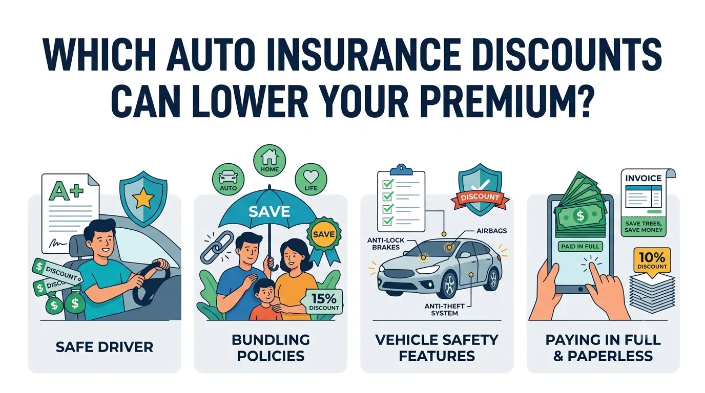 Which Auto Insurance Discounts Can Lower Your Premium?