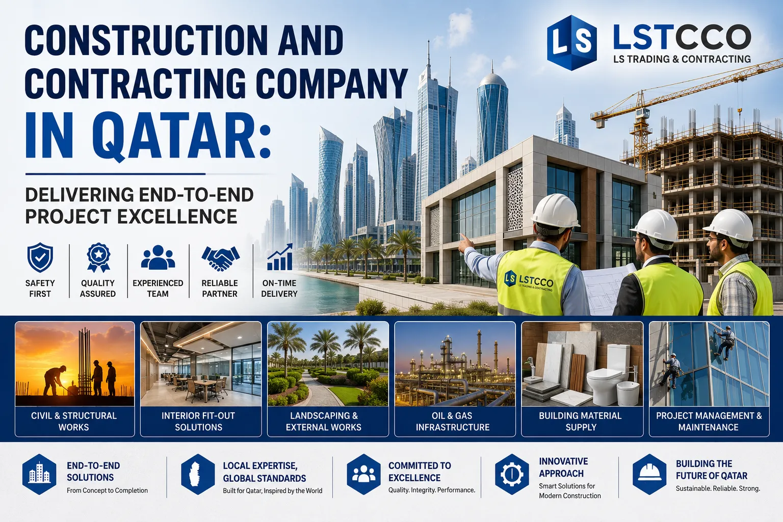 Construction and Contracting Company in Qatar: Delivering End-to-End Project Excellence