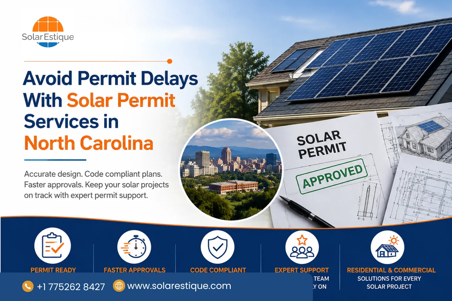 Avoid Permit Delays With Solar Permit Services in North Carolina