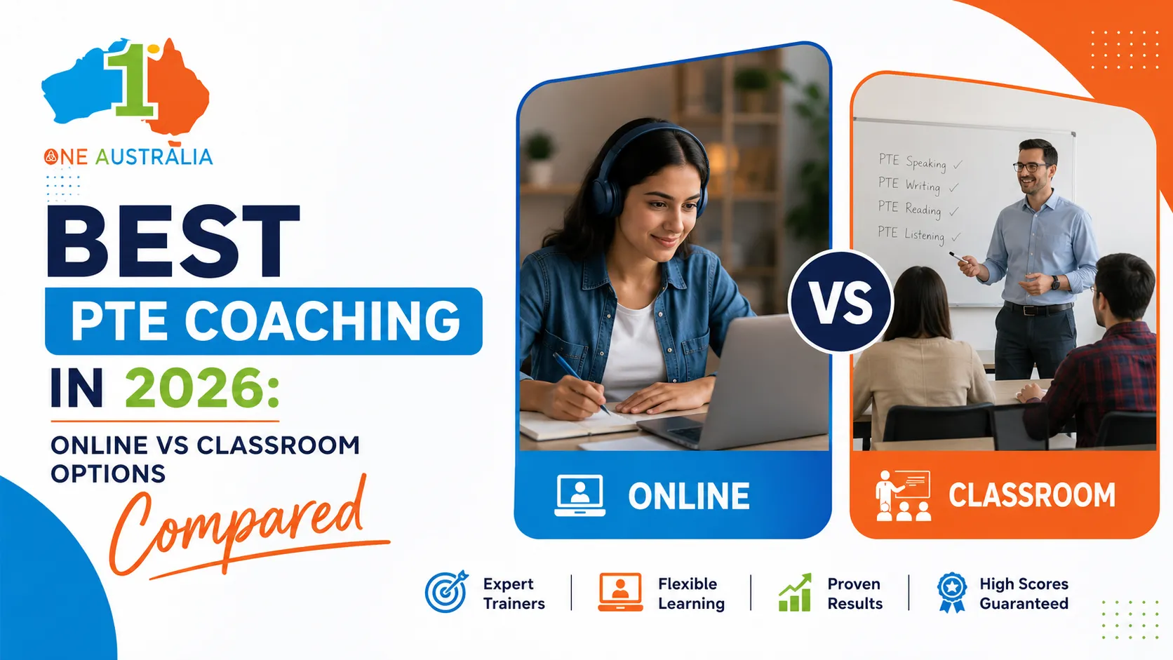 Best PTE Coaching in 2026: Online vs Classroom Options Compared