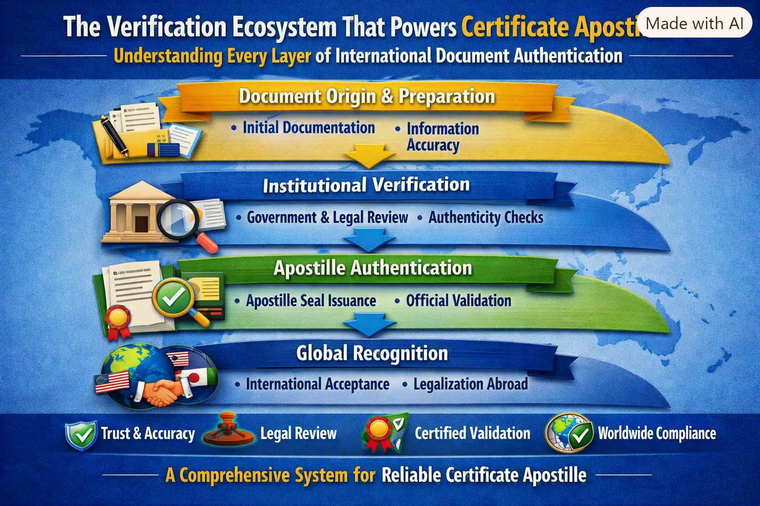 The Verification Ecosystem That Powers Certificate Apostille: Understanding Every Layer of International Document Authentication