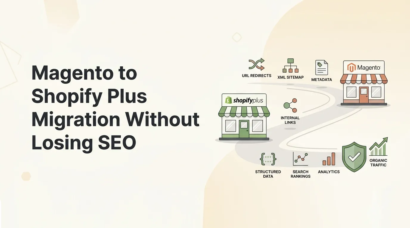 Magento to Shopify Plus Migration Without Losing SEO
