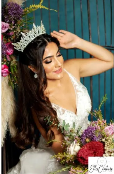 Rose Gold Bridal Crown