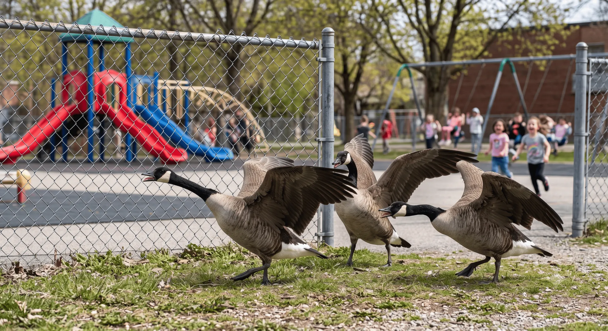Geese Near Schools and Playgrounds: Managing Aggression Risk Around Children