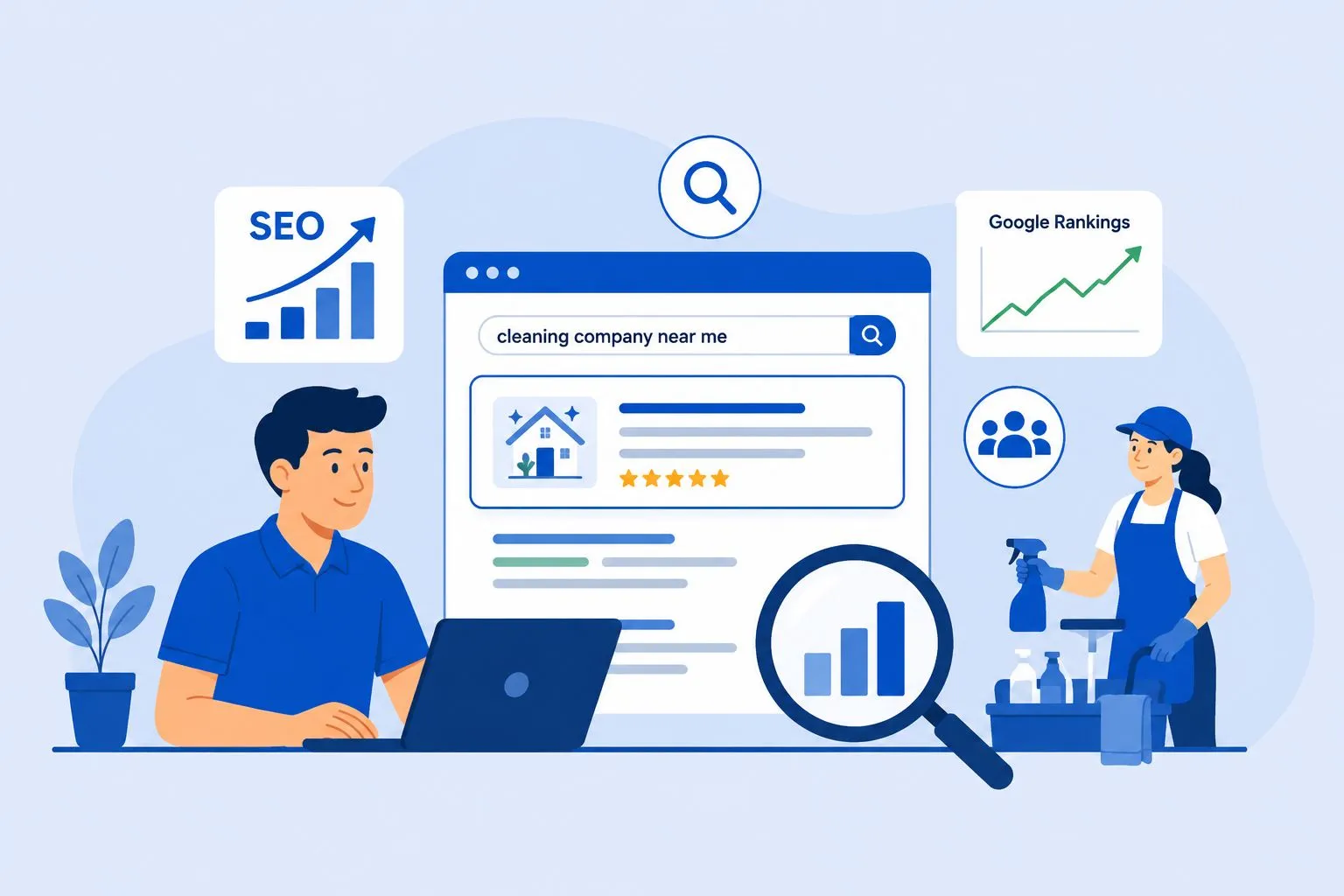 How Cleaning Companies Can Improve Their Online Visibility With Local SEO