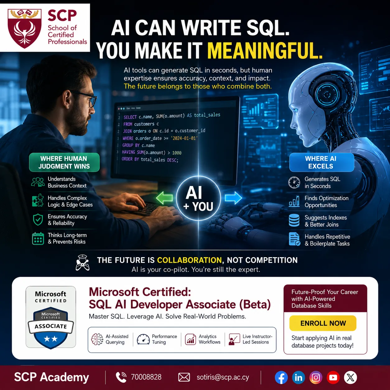 AI Writing SQL in Seconds: What Developers Must Learn to Stay Relevant