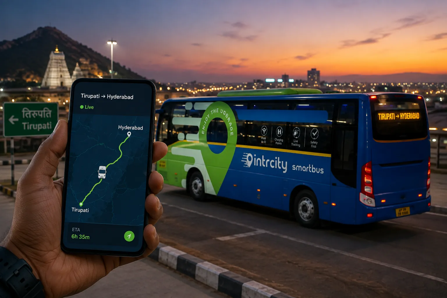 Tirupati to Hyderabad Bus Live Tracking: How to Check Your Bus in Real Time