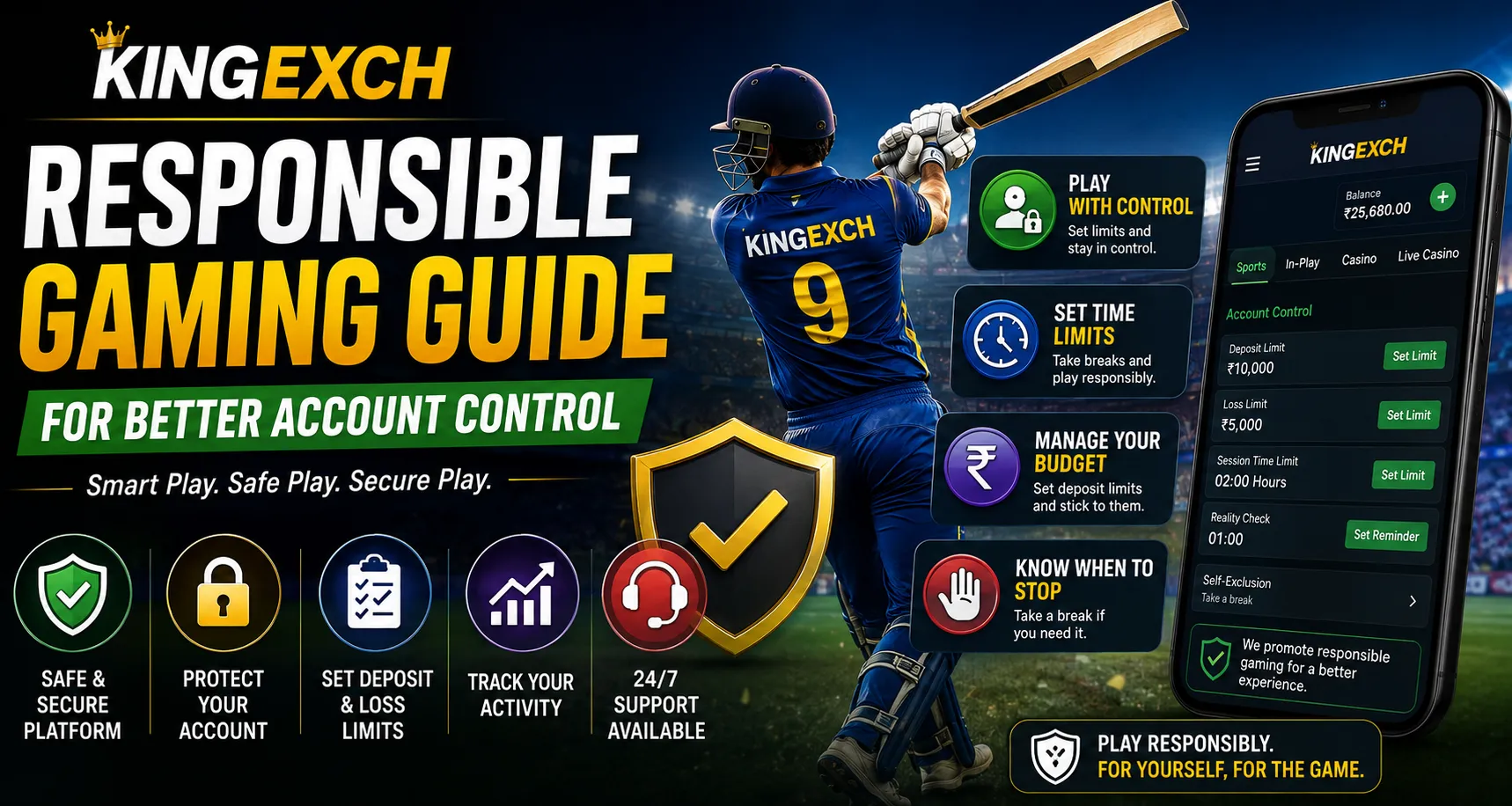 Kingexch Responsible Gaming Guide for Better Account Control