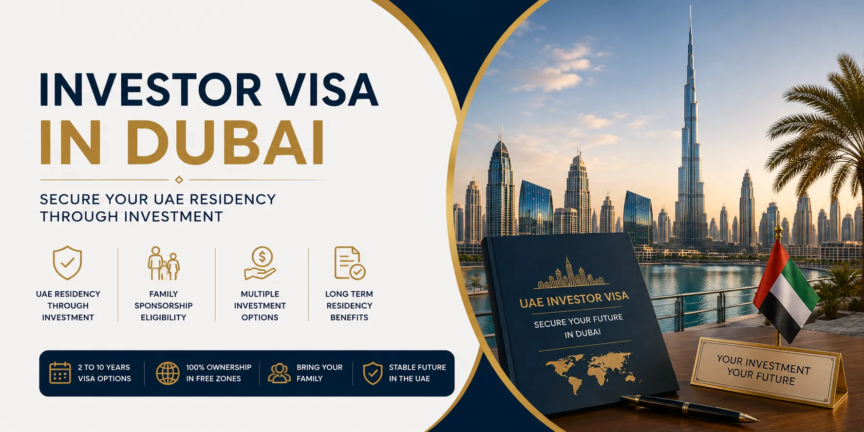 Investor Visa in Dubai: Secure Your UAE Residency Through Investment