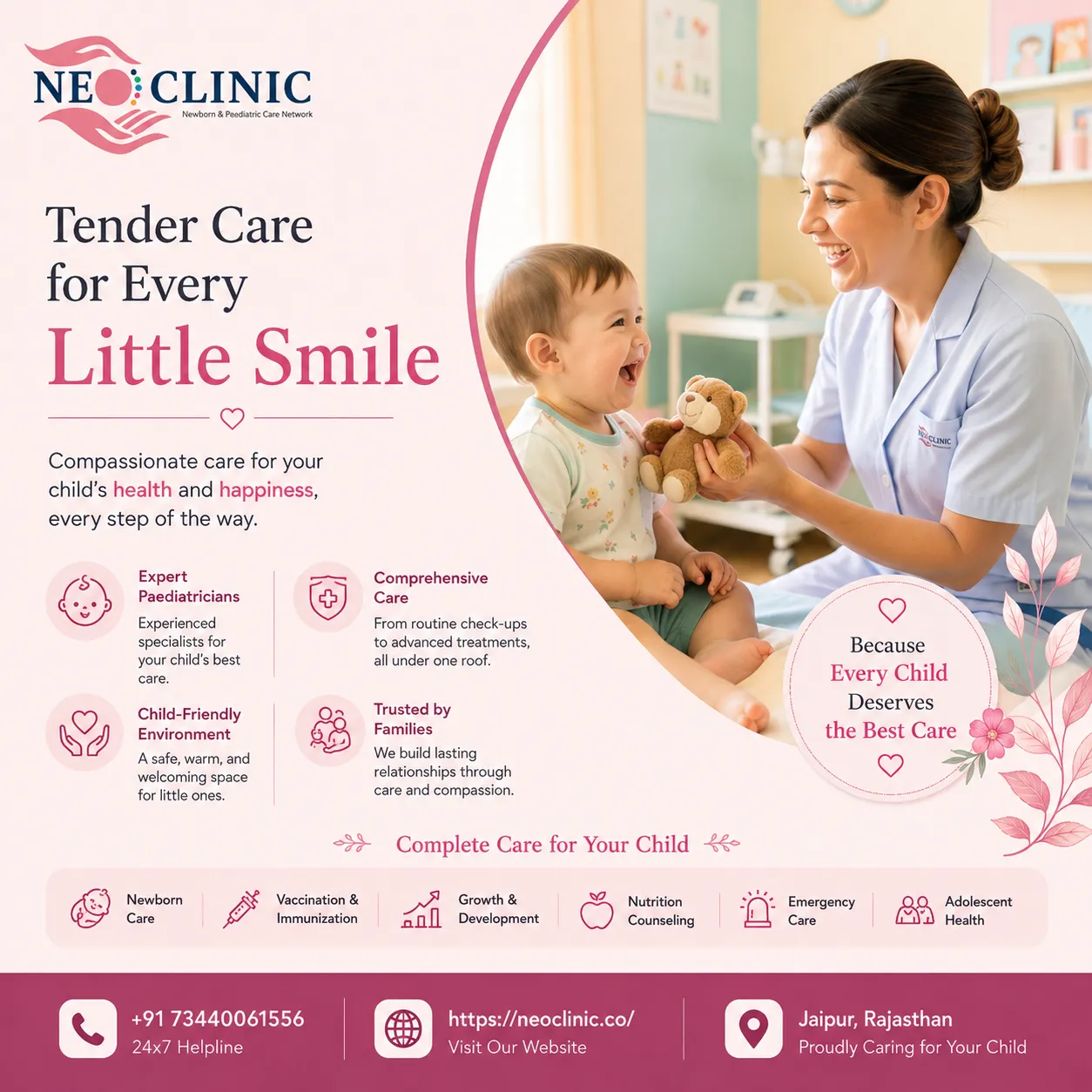 How to Choose the Best Pediatrician in Jaipur for Your Child's Long-Term Care