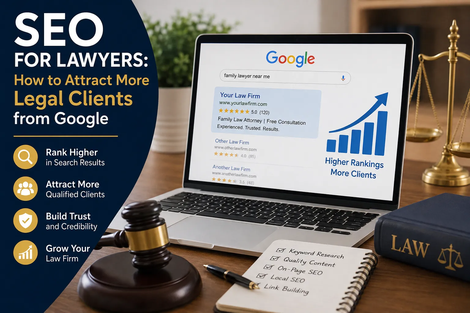 SEO For Lawyers: How to Attract More Legal Clients from Google
