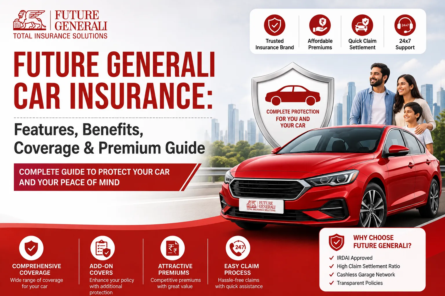 Future Generali Car Insurance: Features, Benefits, Coverage & Premium Guide