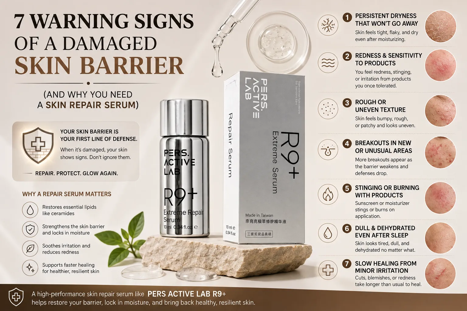 7 Warning Signs of a Damaged Skin Barrier (And Why You Need a Skin Repair Serum)