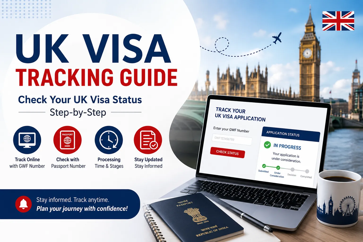 UK Visa Tracking: Check Your Visa Application Status Online or Offline with GWF number