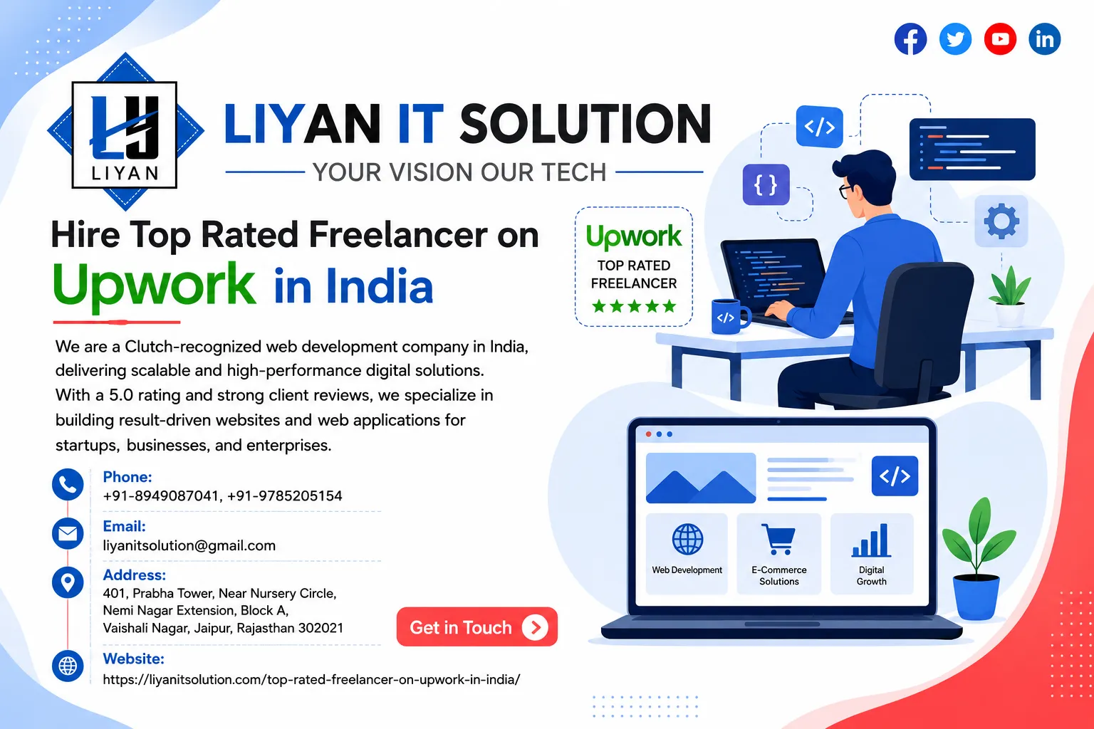 Hire a Top Rated Freelancer on Upwork in India Today
