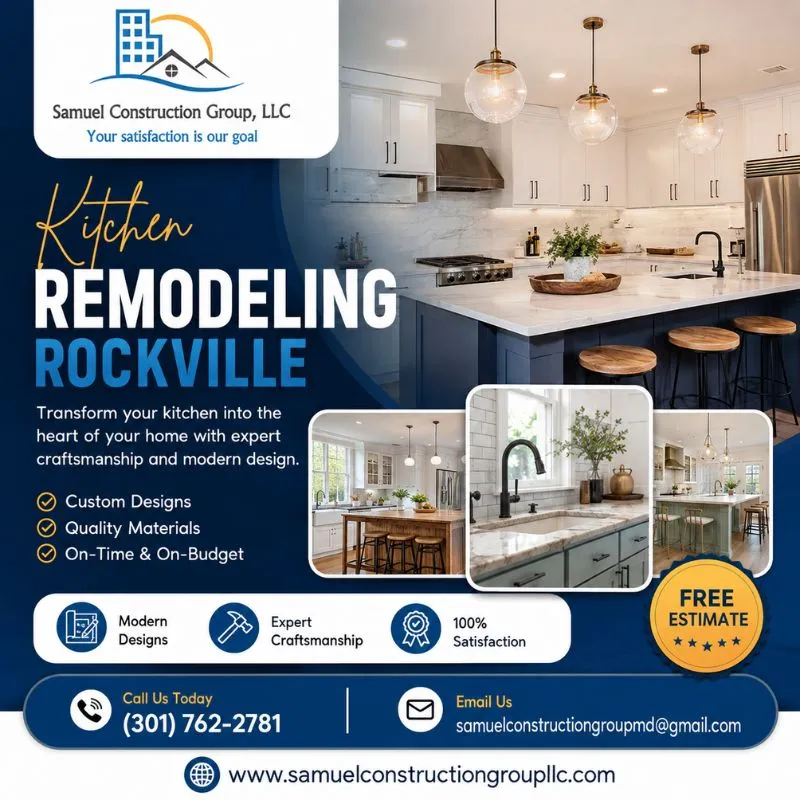 Premier Kitchen Remodeling Services in Rockville - Contact Us Today!