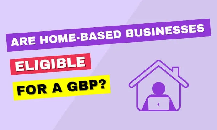 Home-based business checking eligibility for a Google Business Profile listing