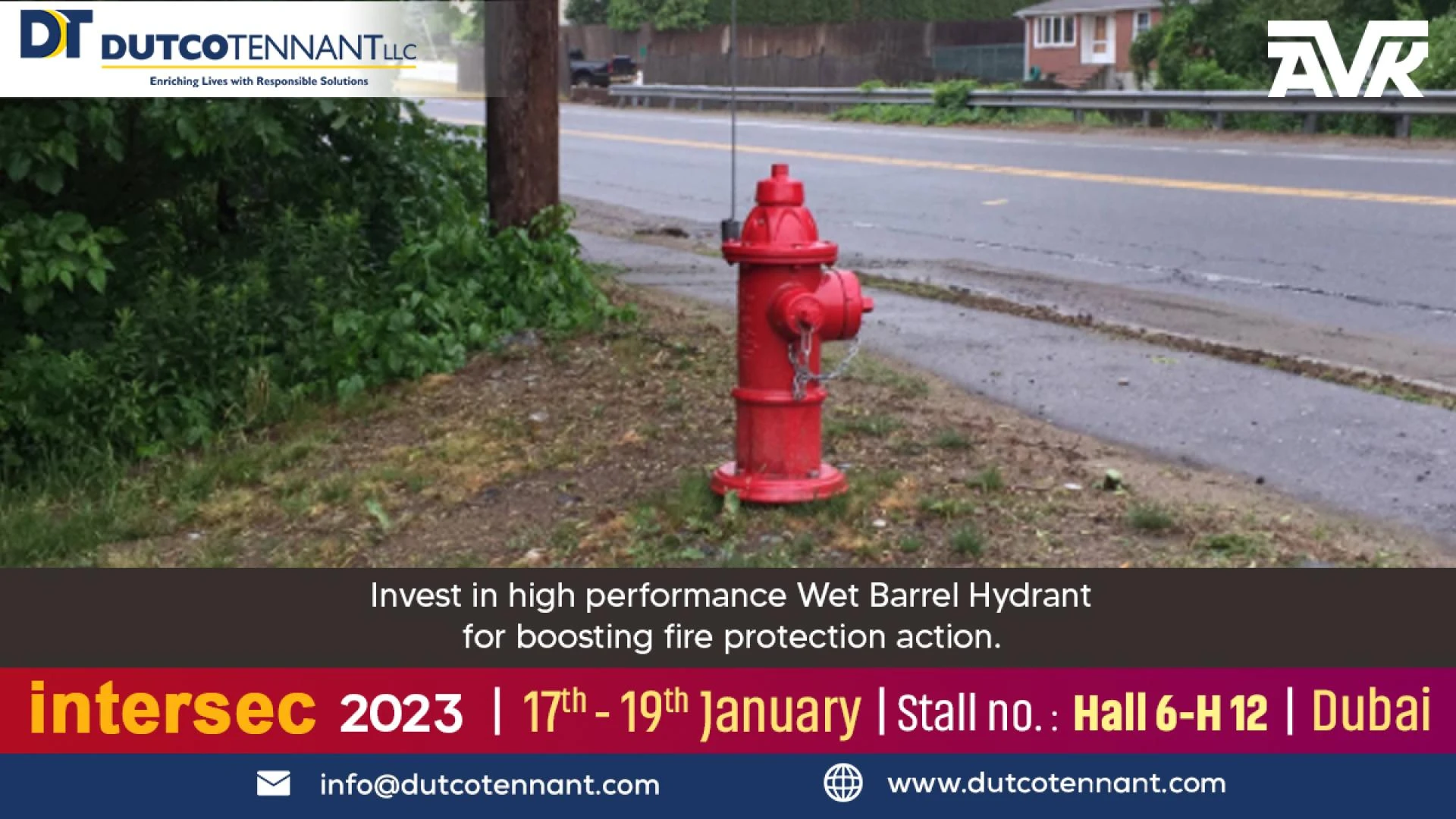 Discover AVK’s Wet Barrel Hydrant at Intersec 2023