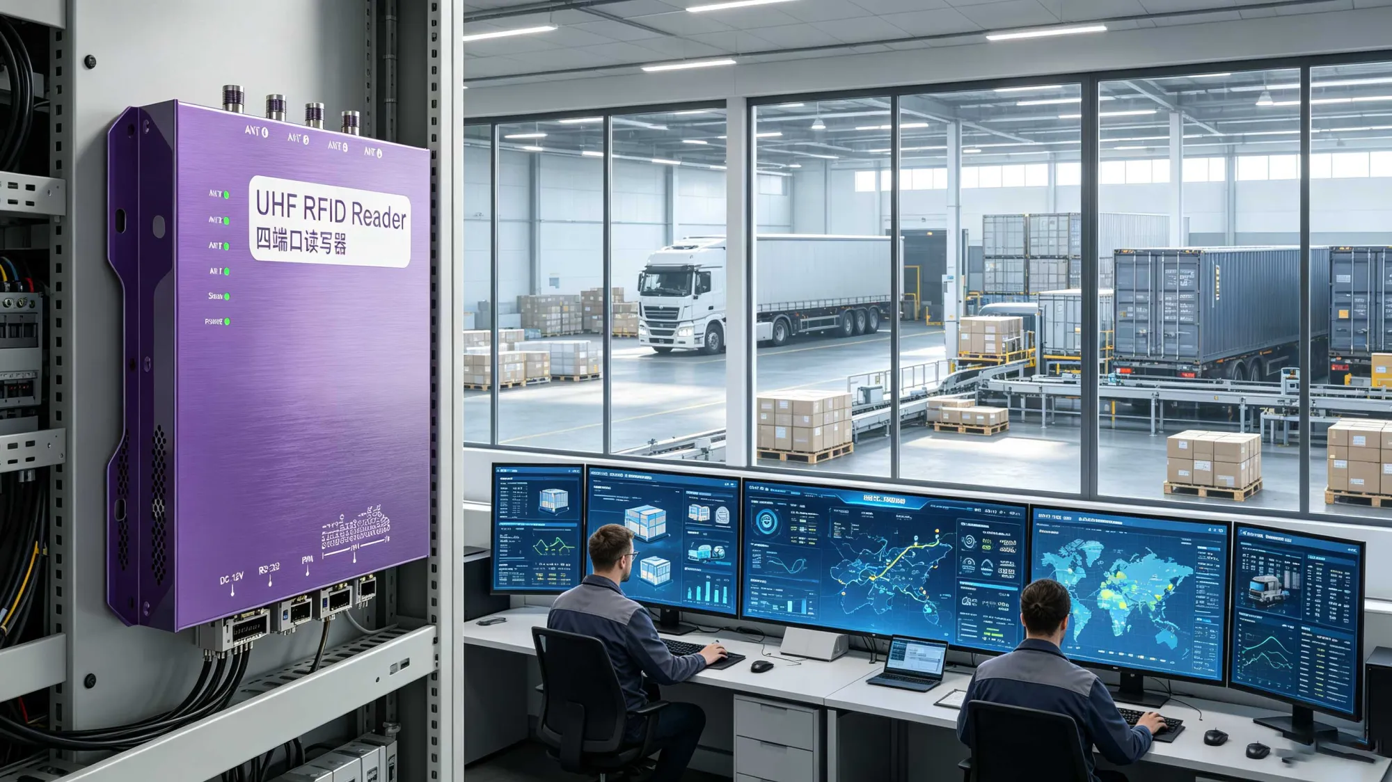RFID Stationary Reader: Reliable Automatic Identification for Industrial Operations
