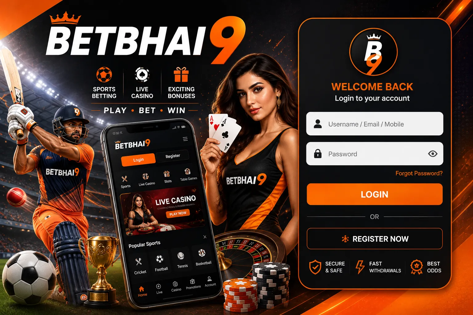 Easy Payment Solutions Available on Betbhai9