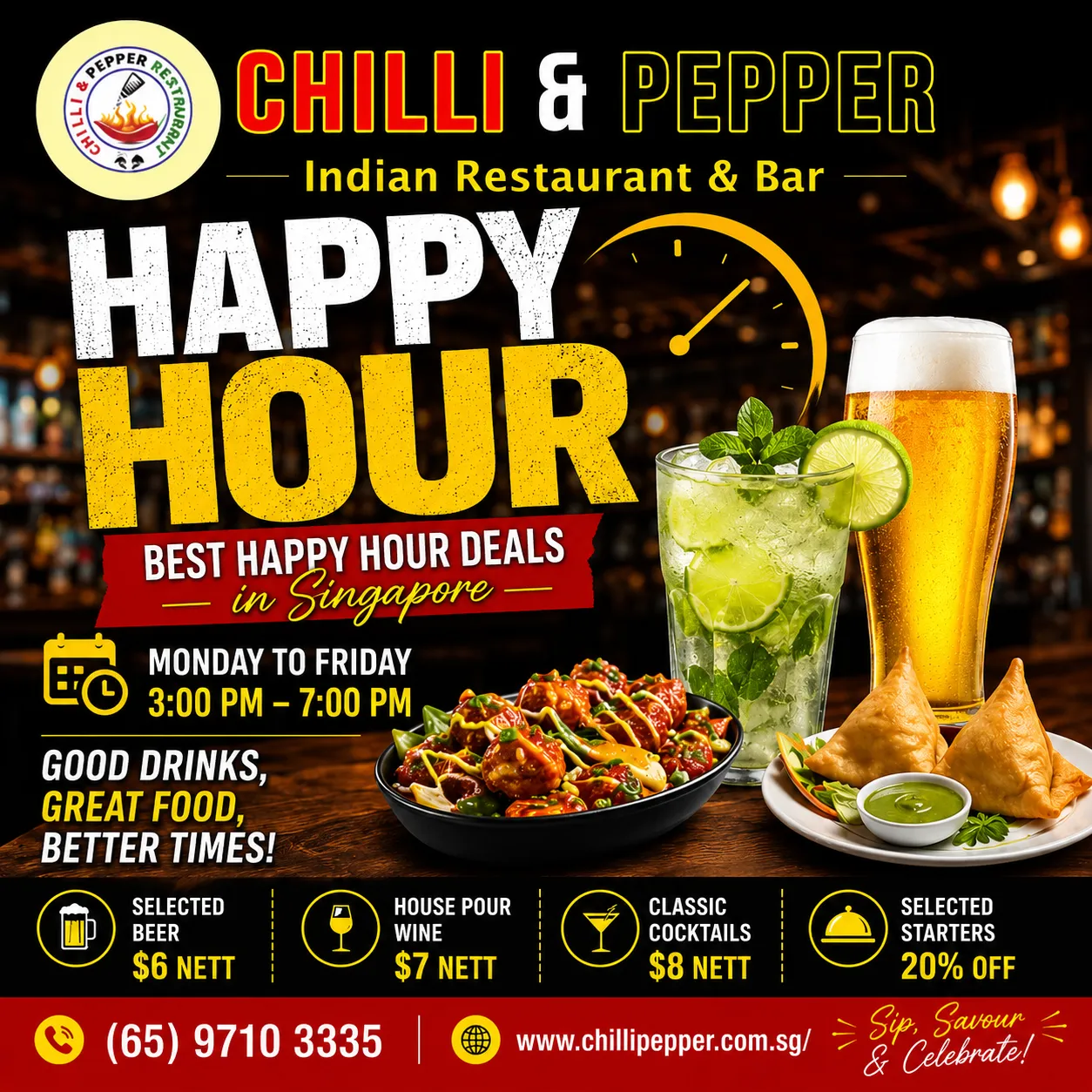 Best Happy Hour Deals in Singapore